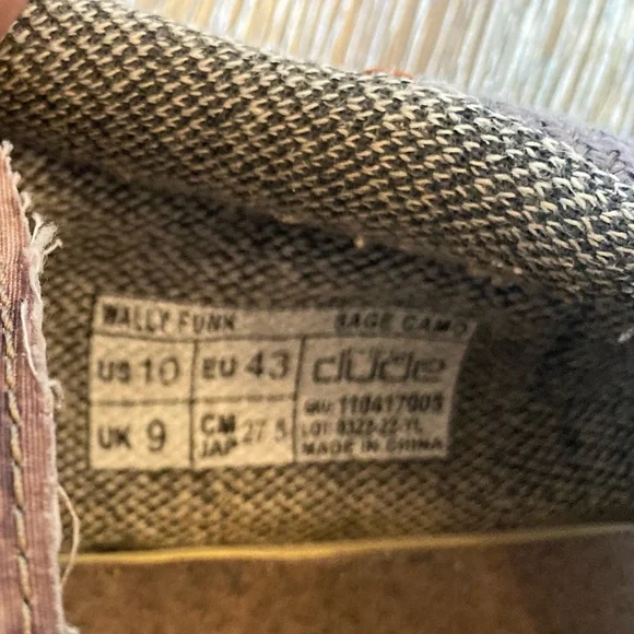 💫Hey Dude Camo Wally Funk💫 - Picture 7 of 7